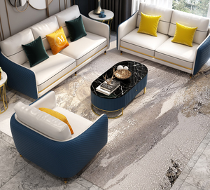 Américain en cuir design moderne 1 <span class=keywords><strong>2</strong></span> 3 places canapé meubles de salon canapés maison ensemble - Product Image 1
