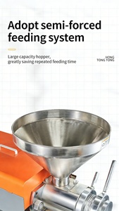 Presse à huile hydraulique automatique en acier au carbone pour usage industriel, pressoir à huile de tournesol et d'olive de qualité alimentaire, capacité de 500 kg/h - Product Image 4