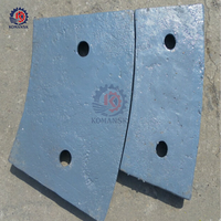 Plaque de mâchoire en acier à haute teneur en manganèse de qualité professionnelle, pièces d'usure pour concasseur, pièces moulées pour accessoires de machines minières