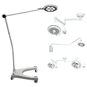 LKLED500 <span class=keywords><strong>Lampe</strong></span> chirurgicale LED vétérinaire portable électrique sans ombre pour bloc opératoire, avec support réglable/sur pied - Product Image 2