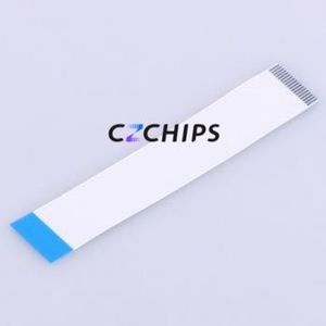 KH-FFC-V1.0-18P-100MM FFC Cable (Flexible Flat Cable) P=1mm Connector 18P 1mm 0.3mm Reverse - Product Image 2