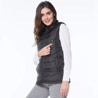 Gilet de chasse et Camping pour femme, gilet chauffant rembourré en duvet de 5V