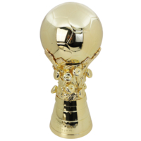 Trophée de football en métal doré surdimensionné de 60cm personnalisé pour les championnats nationaux des jeunes Récompenses et cadeaux de style coupe antique
