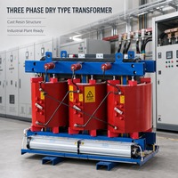 Transformateur sec série SCB 1250 KVA triphasé à noyau en résine coulée ininflammable pour la distribution d'énergie pétrochimique