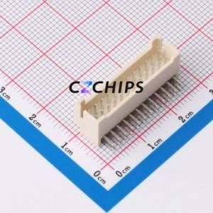 ZX-PHB2.0-2-12PWZ Wire-to-Board Pin Header Bent Lead Through Hole,P=2mm Connector 2x12P 2mm Right Angle Insert PHB - Product Image 1