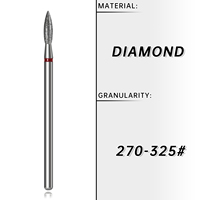 Embouts de ponceuse à ongles en diamant pour manucure, outil essentiel, fraise diamantée pour le nettoyage professionnel des cuticules et le nail art.