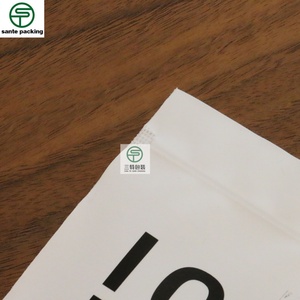 Custom Thick-Made PE Plastic Bag for Clothing with Zipper Top and Valve Recyclable Package - Product Image 6