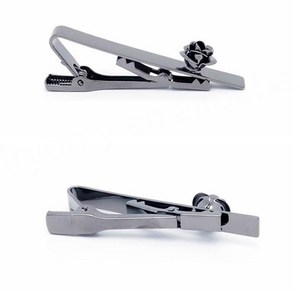 Clips de Corbata con Diseño de Rosa al por Mayor, Accesorios de Moda para Camisas de Traje para Hombre, Pin de Corbata, Joyería de Moda para Traje Formal, Juego de Regalo - Product Image 3