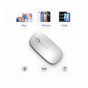 Souris optique sans fil tri-mode avec recharge Type-C pour <span class=keywords><strong>MacBook</strong></span> Pro Air, avec récepteurs USB-C et USB-A - Product Image 3