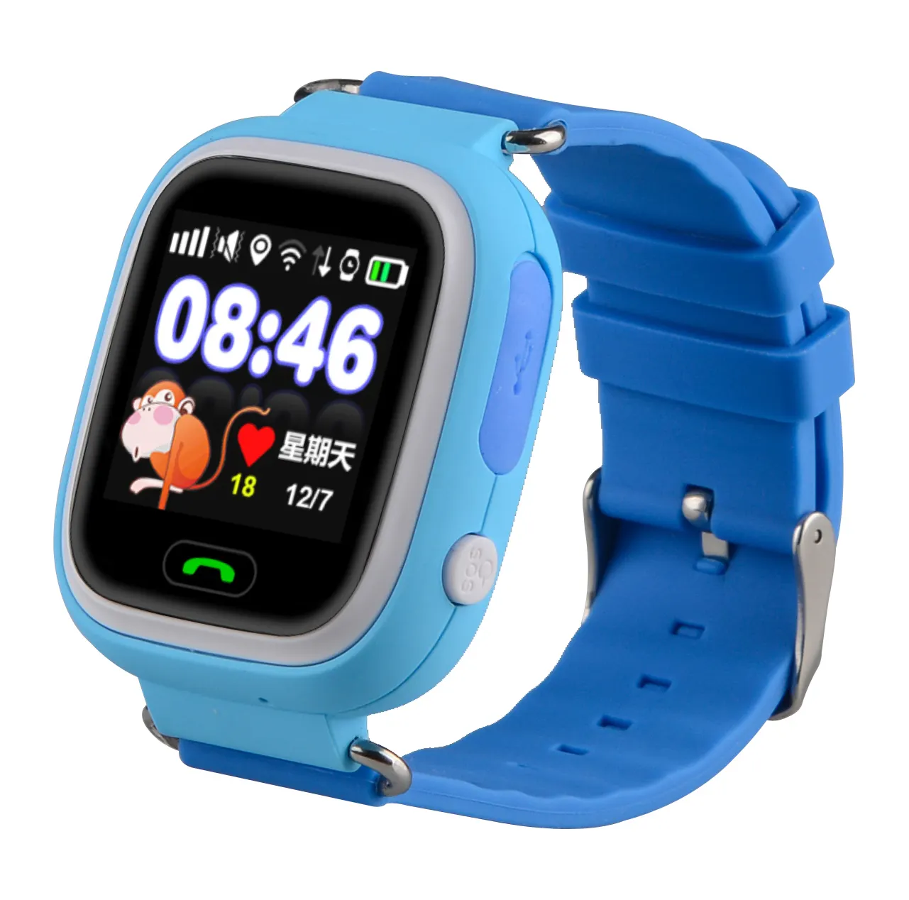 2023 new trending Smart Kids TD-02 Watch Children GPS Bracelet With SOS Button Tracker WIFI Smart Watches For Kids