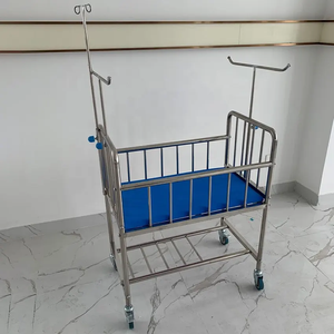 Prezzo di fabbrica nuovo nato bambino set di biancheria da letto blu <span class=keywords><strong>culla</strong></span> 304 in acciaio inox rosa letto bambino con 3cm materasso - Product Image 3