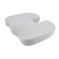 Coussin en mousse à mémoire de forme à récupération lente, personnalisable, pour soulager la douleur de l'articulation de la hanche et du coccyx