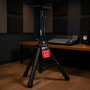 Soporte Universal para Monitores de Estudio Wob, de 24 a 36 Pulgadas, Resistente, Ajustable, Trípode Negro, Accesorio para Altavoces - Product Image 2