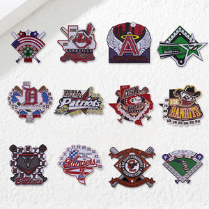 <span class=keywords><strong>Guess</strong></span> You Like Pin de esmalte de Metal personalizado Deportes Recuerdo Sombrero Pin Béisbol Esmalte suave Insignia Pin - Product Image 1
