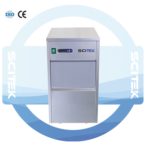 Máquina de Hielo SCITEK Snowflake, Modelo Preferido de Grano Fino Irregular, Refrigerada por Aire, Elegante, Totalmente de Acero Inoxidable para Laboratorio Clínico - Product Image 1