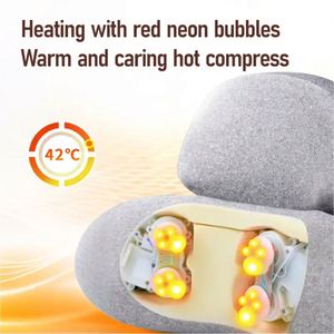 Heated Shiatsu Portable Neck Relaxation Device 3 Button Smart Control Adjustable Headrest Breathable Timing Control Neck - Product Image 3