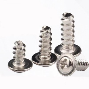 Phillips Head Self Tapping Screws With Washers Metric Carbon Steel Q215 Round Head Right Hand Thread For Metal - Product Image 3