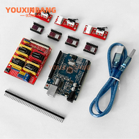 Kit Printer 3D R3 Versi Terbaru RAMPS1.4 Mesin Pengukir Mekanis dengan Saklar Mekanis dan Motor Stepper 42