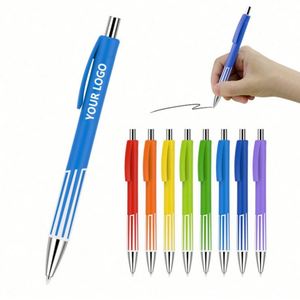 Custom Colorful Plastic Pen With Logo Personalized Business Promotional Advertising <b>Gift</b> Ballpoint Pens - Product Image 1