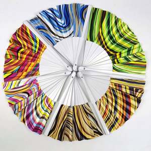 Abanico de Mano de Plástico Delicado de 23 cm, Personalizado, de Alta Calidad, con Impresión Personalizada, para Festivales, Bodas, Venta al por Mayor - Product Image 2