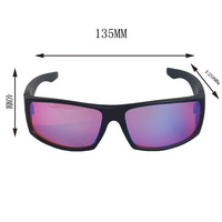 Lunettes daltoniennes pour la cécité rouge-vert Cadre en plastique Amélioration de la vue corrective pour la vue faible