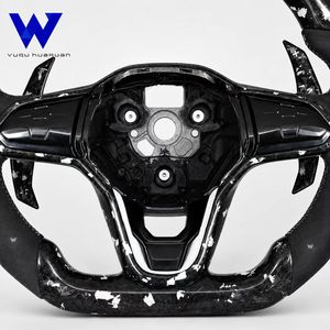 Proveedor Directo, Volante de Fibra de Carbono Forjado Multifuncional de Alta Calidad, Apto para BORA, CADDY, GOL, GOLFGTI, <span class=keywords><strong>GOLFGTD</strong></span> - Product Image 4