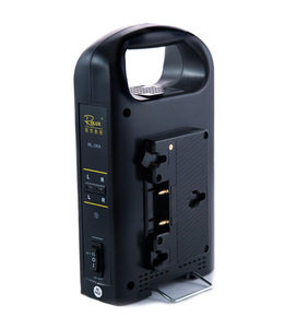 Rolux RL-2KA attacco oro 2 canali doppio caricabatteria Anton Bauer AC/DC 12W connessione Desktop presa AU/EU/US per fotocamera - Product Image 1