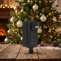 Adaptateur secteur HYT DC AC 12V 2A 3A 24V 1A 1.5A 12W 24W 36W pour décorations de Noël