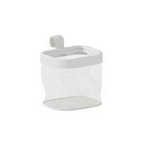 Panier de rangement en maille blanche durable et légère pour animaux de compagnie, organisateur de jouets pour chiens suspendu, support de friandises, accessoire de cage - Vente en gros