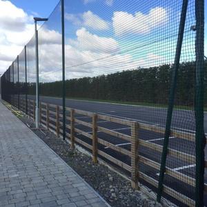 Nhà Máy Bán buôn HDPE thể thao màu đen lĩnh vực batting lồng Net hàng rào LướI Hàng Rào Rào net với giá rẻ - Product Image 1