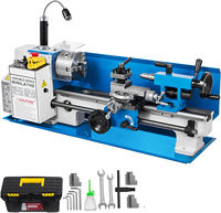 Petite machine industrielle universelle multifonctionnelle de travail des métaux d'établi Mini tour léger