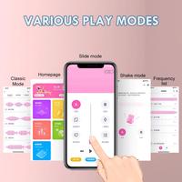 Oeuf vibrant télécommandé APP pour femmes Stimulateur de clitoris Point G Dildo Culotte portable pour femmes Jouets sexuels vibrants pour adultes