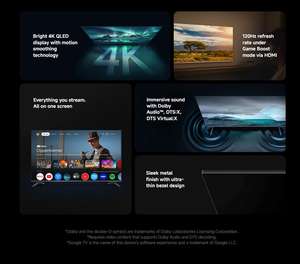 Versión Global para <span class=keywords><strong>Xiaomi</strong></span> TV a Pro <span class=keywords><strong>55</strong></span> 2026, <span class=keywords><strong>Televisor</strong></span> Inteligente QLED 4K HDR de <span class=keywords><strong>55</strong></span> <span class=keywords><strong>Pulgadas</strong></span>, Control por Voz, 2+8 GB, Dolby Vision, Android TV - Product Image 3