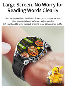 Smartwatch 4G di Marca Globale, Nuovo Smartwatch Android per <span class=keywords><strong>Uomo</strong></span> con Doppia Fotocamera HD, Schermo Full <span class=keywords><strong>Touch</strong></span>, 8+128G, Chiamate SIM - Product Image 6