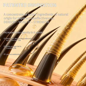 Kit de Ampollas de Aceite Capilar Densificador para Hombres, 12 Viales, Aceite de Árbol de Té, Nutritivo, Doble Eficacia, Anticaída, Hereditario Severo - Product Image 3
