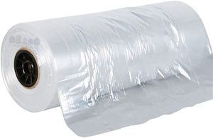 उच्च गुणवत्ता पारदर्शी स्पष्ट पॉली एलडीपे प्लास्टिक परिधान बैग डस्टप्रूफ शादी पोशाक भंडारण सूट कवर - Product Image 6