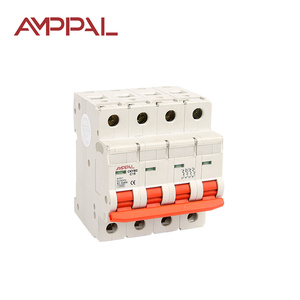 6kA Mini ngắt mạch 4P 1-63a chuyển đổi điện ba giai đoạn RCCB thu nhỏ ngắt mạch RCB - Product Image 1