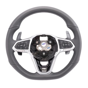 Volants en cuir perforé noir pour Audi I A3 A4 A5 A6 B7 8V B9 S3 <span class=keywords><strong>S4</strong></span> S5 RS3 RS4 RS5 RS6 RS7 C7 C8 - Product Image 5