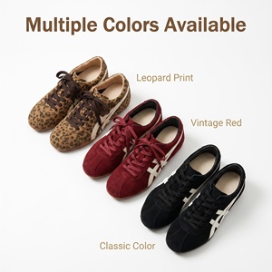 Zapatos Deportivos Elegantes y Casuales de Tacón Alto (5cm) de Cuero Genuino, Estilo 2026, con Detalles Afelpados. El Secreto Que Solo Tú Conoces - Product Image 5