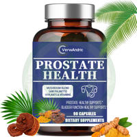 Capsules OEM à Marque Blanche pour la Santé de la Prostate avec 10 Plantes et Vitamines – Complément pour la Santé de la Prostate et la Fonction Urinaire Saine