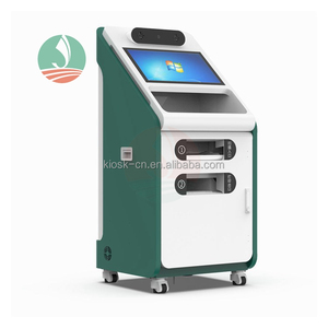 Điện tử kiosk PC hệ thống cửa sổ miễn phí đứng A4 in laser tự dịch vụ bệnh viện thiết bị - Product Image 1