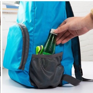 Foldable Hiking <b>Backpack</b> 18 In Waterproof Ultra Light Outdoor Travel Bag Unisex Solid Color - Product Image 2