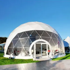 直销充气气球圆顶帐篷40英尺充气测地线圆顶帐篷豪华酒店