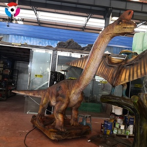 Robot Jurásico <span class=keywords><strong>de</strong></span> tamaño <span class=keywords><strong>real</strong></span> Animatronic Dinosaur Ride Models Outdoor para Dinosaur Ride Park Animatronics para <span class=keywords><strong>la</strong></span> venta - Product Image 5