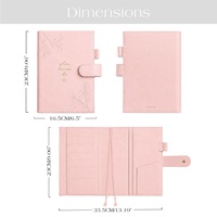 Housse de carnet en cuir Hongbo New A5 Plus pour carnets reliés, à disques ou à spirale, agendas, comme cadeau de bureau/entreprise/papeterie.