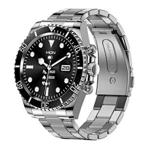 สมาร์ทวอทช์สำหรับโทรศัพท์แอนดรอยด์รับสาย SMS นาฬิกาอัจฉริยะรองรับ <span class=keywords><strong>iPhone</strong></span> บลูทูธสแตนเลสสตีลฟิตเนส - Product Image 5