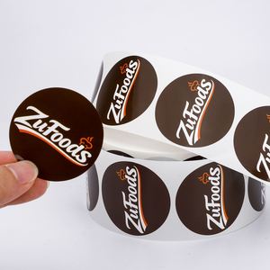 Étiquettes en papier autocollantes rondes ZuFoods, imprimées en offset, autocollants durables pour l'emballage alimentaire - Product Image 3