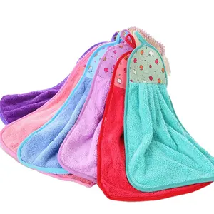factory sale directly client design coral fleece hand towel stock