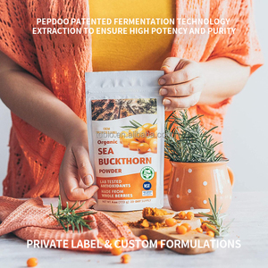 Tùy Chỉnh Nhãn Hiệu Riêng Cao Trong Fibre Cây Hắc Mai Biển Berry Nước Trái Cây Đồ Uống Thuần Chay Uống Lên Men Hữu Cơ Cây Hắc Mai Biển Chiết Xuất Bột - Product Image 3