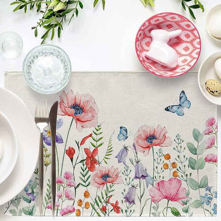 Stylish Bohemian Cotton Fringe Placemats Waterproof Round Luxury Designs for Wedding Dining Table Elegant Elegance